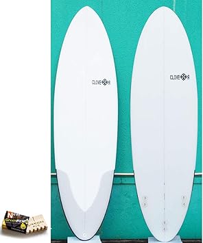 Amazon Clover Surfboards Eb2 ファンボード Eps 6 8 White Wax付 ノーブランド品 サーフボード