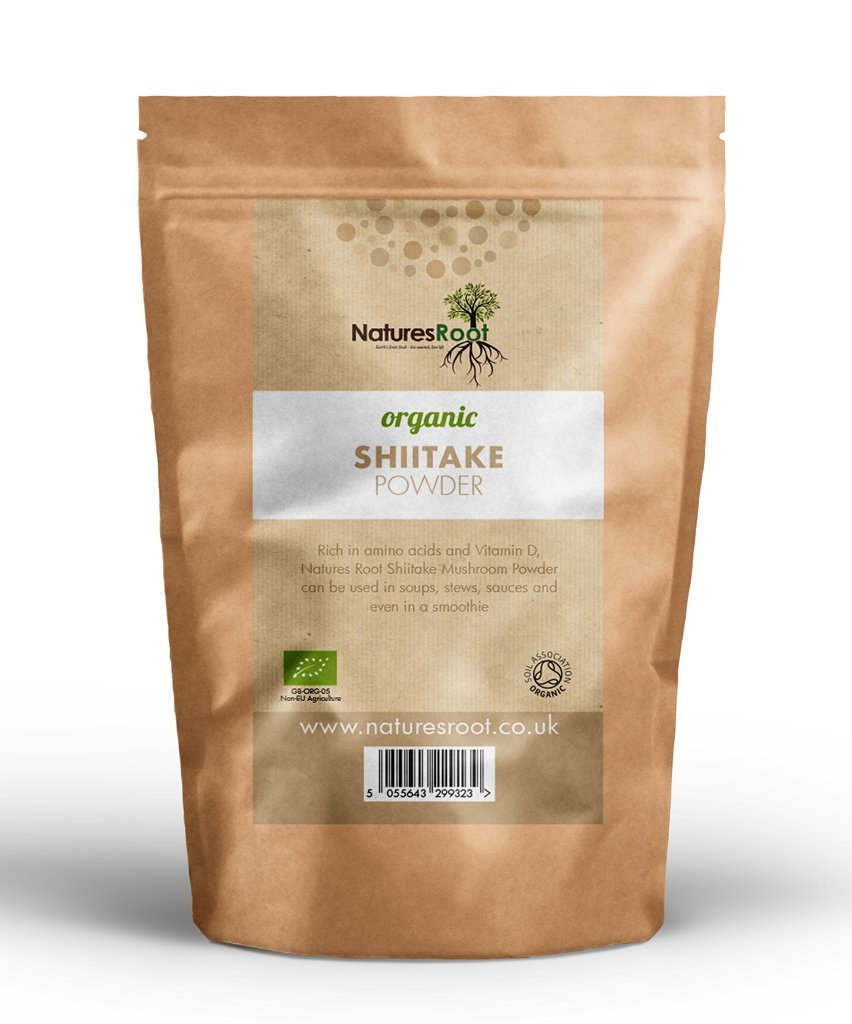 Natures Root Organic Superfoods Shiitake Powder - 250g