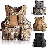 Solomone Cavalli Tactical Molle Combat Vest Airsoft Camouflage Police Fully Adjustable