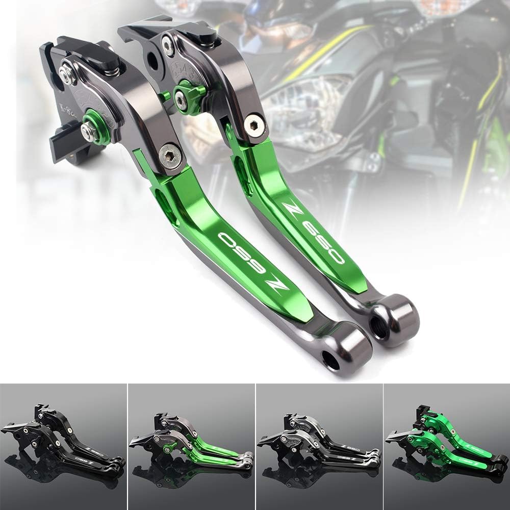 Leviers de frein et dembrayage en aluminium réglable pour Kawasaki Z650