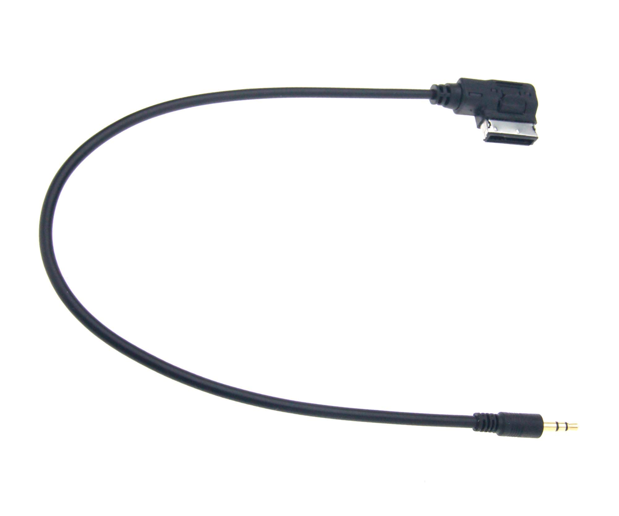 Mini 3.5mm AUX Cable Adaptor AMI MDI MMI Cable Compatible with iPhone/Samsung Audi Passat