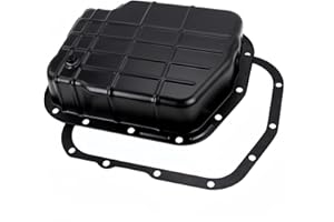 KOONDHEEND 265-827 Transmission Oil Pan with Drain Plug & Gasket Fits for Dodge Ram 1500 1996-2006/Ram 2500 1997-2009/Ram 3500 1997-2010/Dakota 1998-2003/ Durango 1998-2003 Replace 52118780AC 52118780