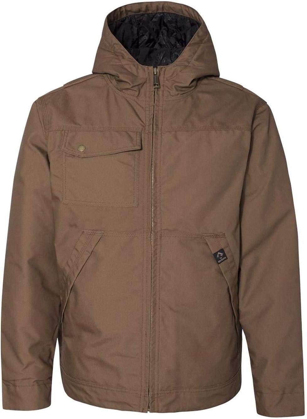DRI Duck Men's 5065 Yukon Hooded Water Resistant Work Jacket: Clothing