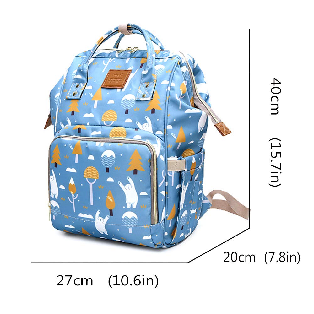 GRYUEN Mochila para Pañales Mochila de Pañales y Biberones Bolsa de Pañales  para Bebés Bebé Bolsos cambiadores futakuchi-hakata.com