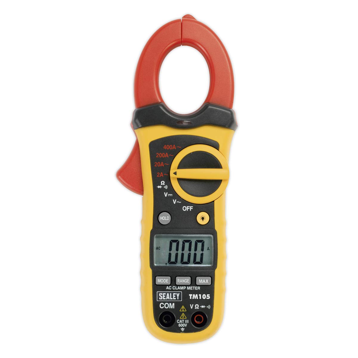 Sealey Tm105 Professional Auto-Ranging Digital Clamp Meter Ncvd - 6 Function