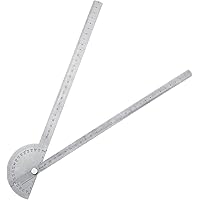 Stainless Steel Protractor 0-180 degrees (Degree Protractor) - - Amazon.com