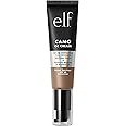 e.l.f. Camo CC Cream, SPF 30 Color-Correcting Medium-To-Full Coverage Face Foundation, Delivers An Airbrushed Finish, Vegan & Cruelty-Free, Deep 500 W