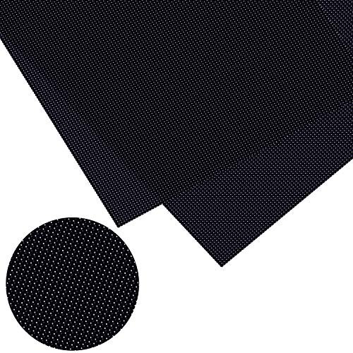 Elcoho 2 Pieces 14 Count 12 by 18 Inch Black Reserve Aida Cloth Classic Cross Stitch Embroidery Fabric (2) - Thumbnail 5