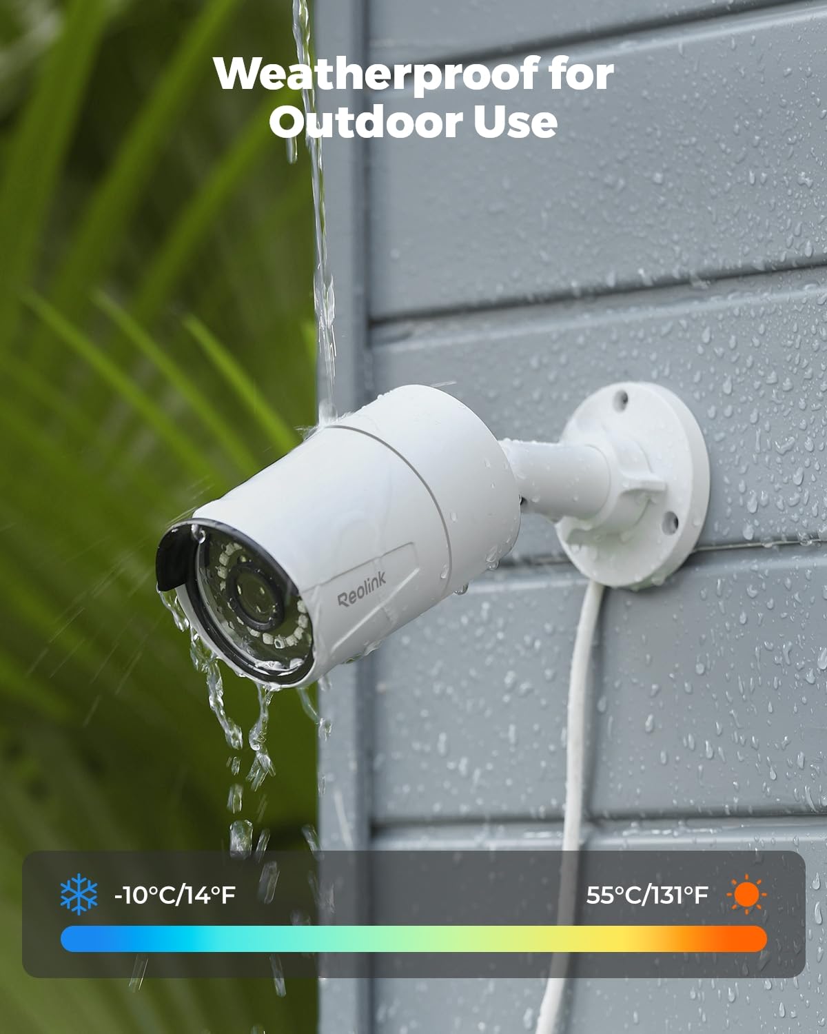 REOLINK 5MP Security PoE IP Camera, Person/Vehicle/Pet Detection, Time-Lapse, 100ft IR Night Vision, Work with Smart Home, Support 512GB SD Card, Surveillance Outdoor Indoor, RLC-510A - View 6