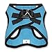 Voyager Step-In Air Dog Harness - All Weather Mesh, Reflective, No Pull Harness for Small, Medium Dogs, Cats - Secure with Hook & Loop Fastener, Buckle, Double D-Rings - Baby Blue/Black Trim, XS
