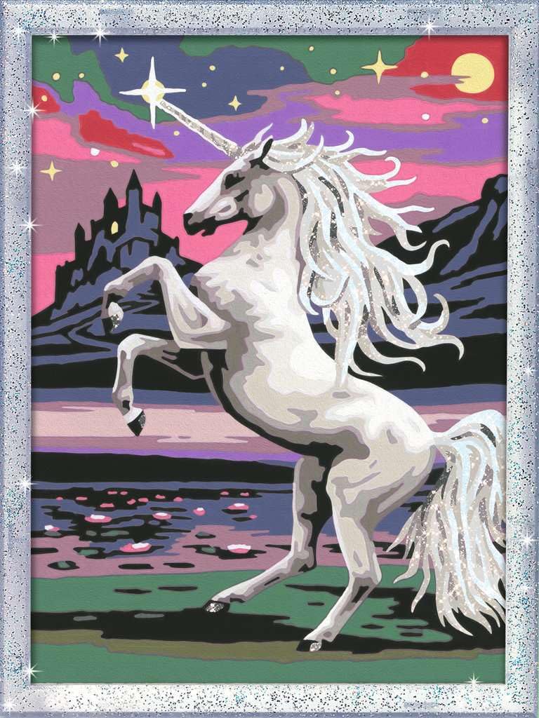 Ravensburger 285631 "Magical Unicorn Painting By Numbers Set