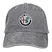 Alfa Romeo Unisex Baseball Cap Trucker Hat Adult Cowboy Hat Hip Hop Snapback