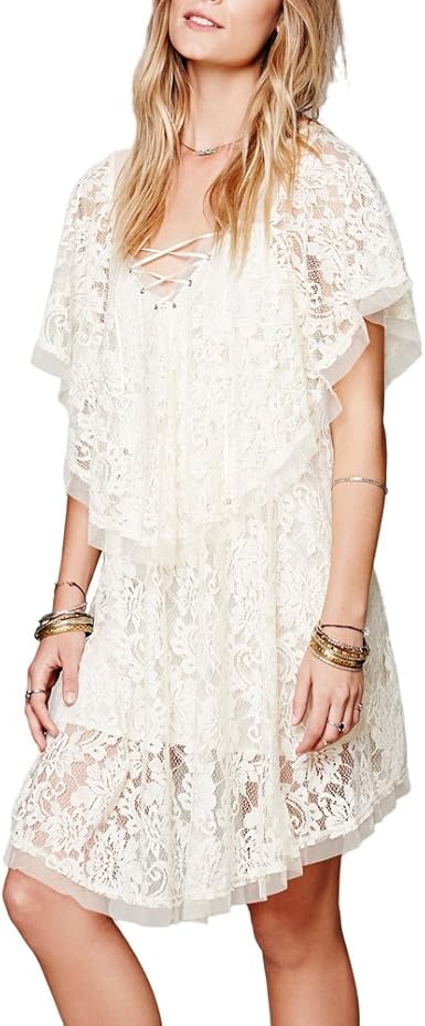 La Mode Robe D Ete Robe Dentelle Transparente Noire Blanche Amazon Fr Vetements Et Accessoires