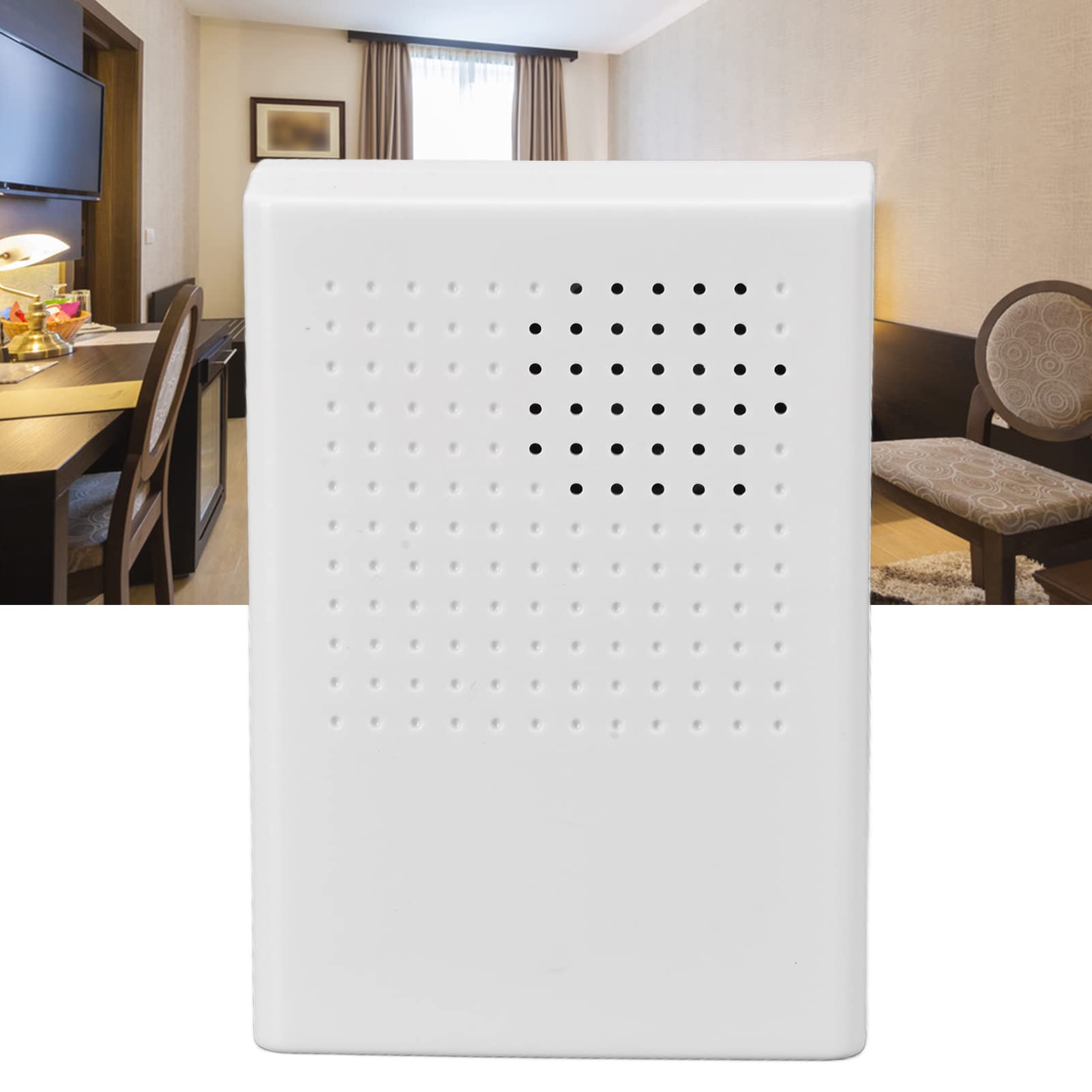 Wired Doorbell, 12V Wired Electronic Doorbell Dingdong Ringtone 90db High Loudness Doorbell Classic Door Bell White Access Control Waterproof Door Bell for Hotel, Home, Office, Classroom