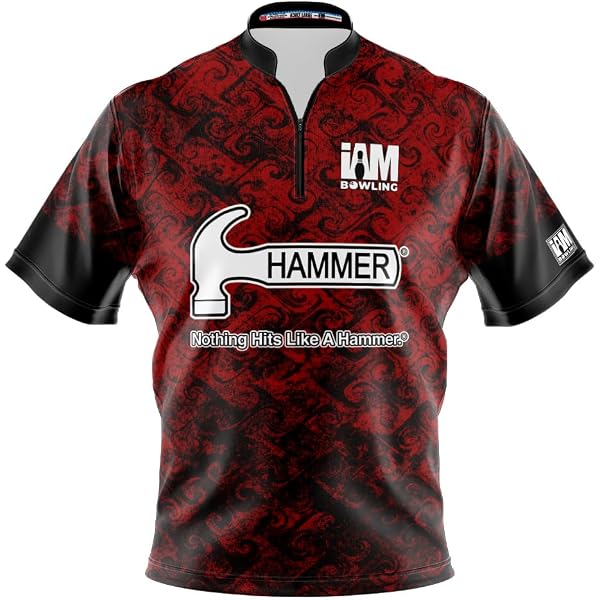 Logo Infusion Bowling Jersey - I AM Bowling Design, Short Sleeve, Sash Collar, Made In USA