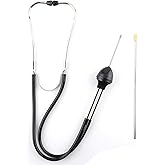 Acouto Mechanics Stethoscope - Car Engine Cylinder Stethoscope - Stainless Steel & Silver/Black - Auto Mechanics Engine Repai