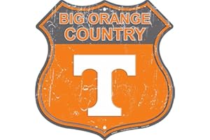 Hangtime Big Orange Country - Tennessee Route Sign 12x12 Aluminum Wall Mount Sign
