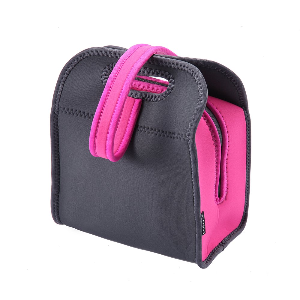Lunch Box - Kids Neoprene Lunch Bag Sets With 2 Layers Food Grade Material
