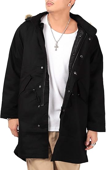 Amazon ラグスタイル モッズコート メンズ 中綿 N 3b 3way ミリタリー 大きめ キルティング コート ジャケット 通販