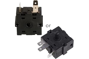 BEIDUOYANG Electric Room Heater - 3 Position Rotary Switch, 5Pin Connector, 250V 16A, 3 Feet