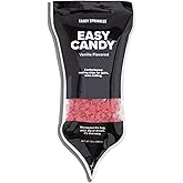 Fancy Sprinkles Begonia Red Fancy Decorating Melts for Baking, Melting Chocolate in Ready-to-Use Bag, for Dipping, Coating, a