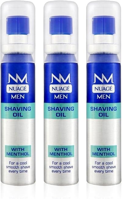 NUAGÉ Nuage Men Shaving Oil Menthol Pre Shave 20ml Pack of 3