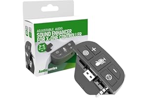 ciciglow Stereo Headset Adapter for One, Game Controller Mic Headphone Converter, Sound Enhancer, Adjust Audio Balance Volume, Mic Directly, for One