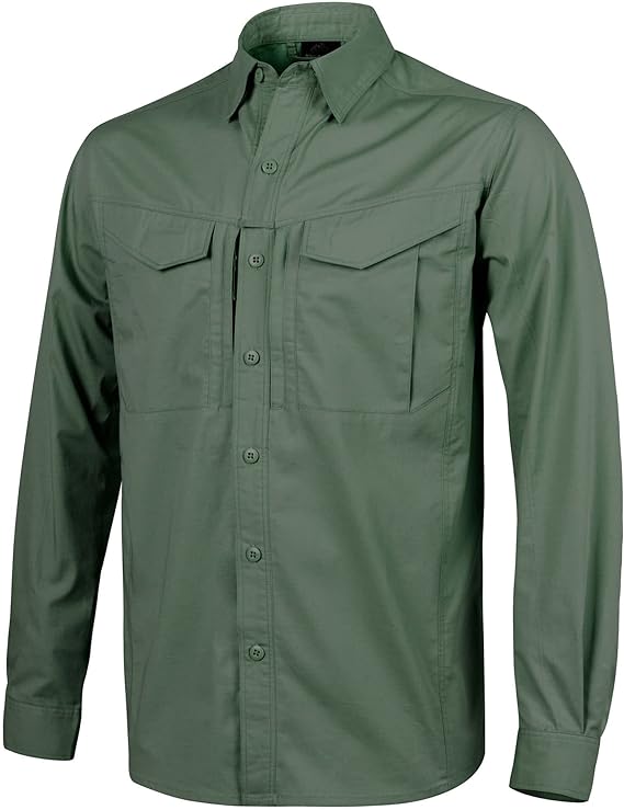 Amazon Helikon Tex メンズ Defender Mk2 長袖シャツ オリーブグリーン Tシャツ カットソー 通販