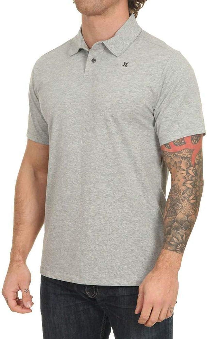 Hurley Men's Harvey Short Sleeve Polo with Nike Dri-fit: Clothing