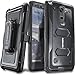 COVRWARE Aegis Series case for LG Stylo 2 (2016) / Stylo 2 Plus/Stylo 2 V with Built-in Screen Protector Heavy Duty Full-Body Rugged Holster Armor Cover Belt Swivel Clip Kickstand, Black