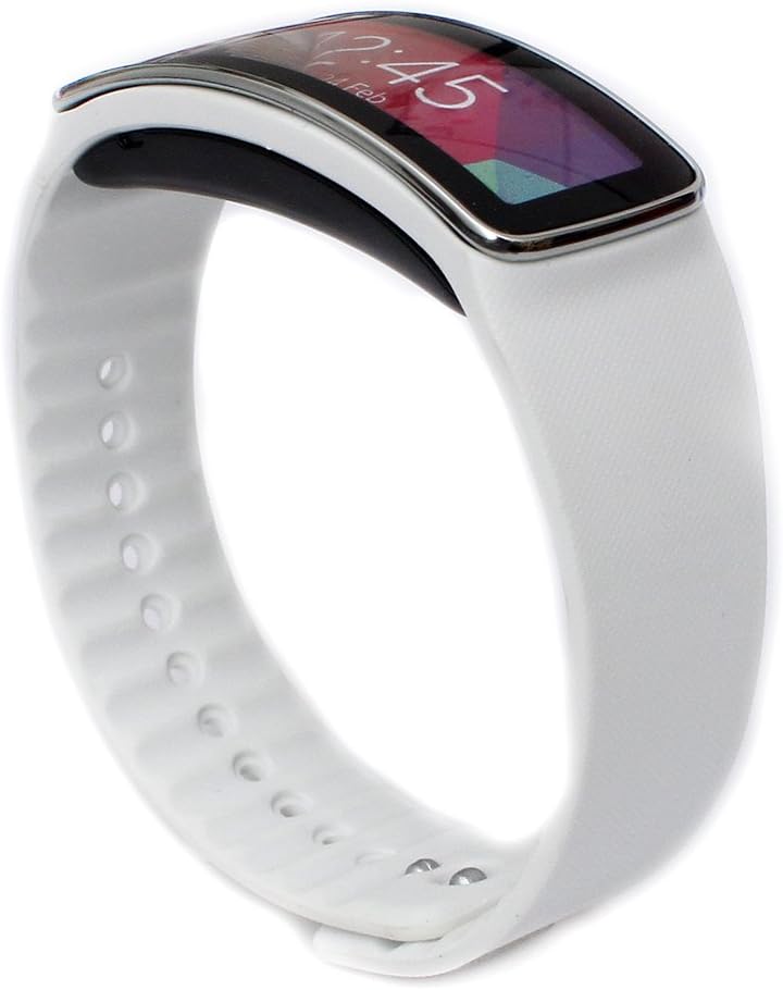 Woodln Wireless Replacement Band Strap for Samsung Galaxy Gear Fit R350 Smartwatch Bracelet Accessories Bands (White)