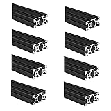 2040 Aluminum Extrusion T Slot 370mm Long Black 8
