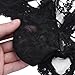 YiZYiF Men's Floral Lace Criss-Crossing Back Briefs Sissy Pouch Mooning Panties Black X-Large(Waist 29.5-44.0