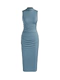 CIDER Work Dresses for Women High Neck Sleeveless