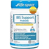 Life-Space IBS Support Probiotic, Clinically Poven to IBS Relief, 4 in 1 Probiotics for Women and Men, 27 Billion CFU, Supports Reduce Symptoms of IBS, Include Bloating, Gas & Diarrhea, 30 ct