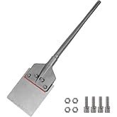 YOSIGHT SDS-Max Shank 6 Inch Floor Scraper Chisel Bit | 6" Wide Blade Scraper 25" Long Alloy Steel Jack Hammer Drill Bit - Removal Tools for Tile Wallpaper Thinset Hardwood