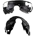 TRQ Front Inner Fender Liner Set Compatible with 2017-2018 Ford Edge FO1248192 FO1249195