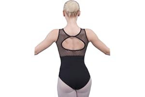 Dance Favourite Hollow Back Ballet Leotards Lace Adult Ballerina Dancewear for Women and Girls Gymnastics 01D0049