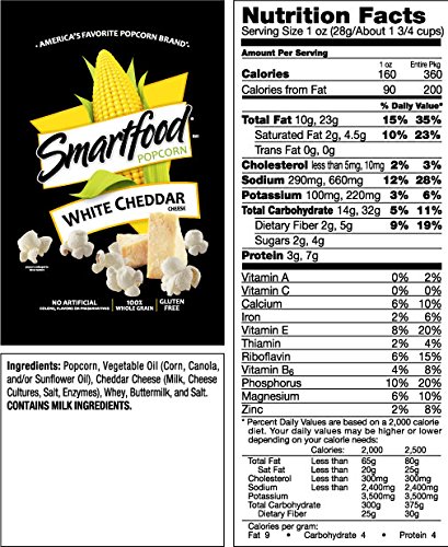 1 Smartfood+White+Cheddar+Flavored+Popcorn