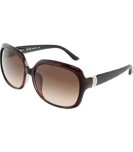 Amazon.com: Ferragamo Tortoise Sunglasses SF883SA 238 53  display picture 3
