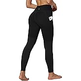 Ewedoos Women's Fleece Lined Leggings with Pockets Winter Thermal Leggings for Women High Waisted Yoga Warm Leggings