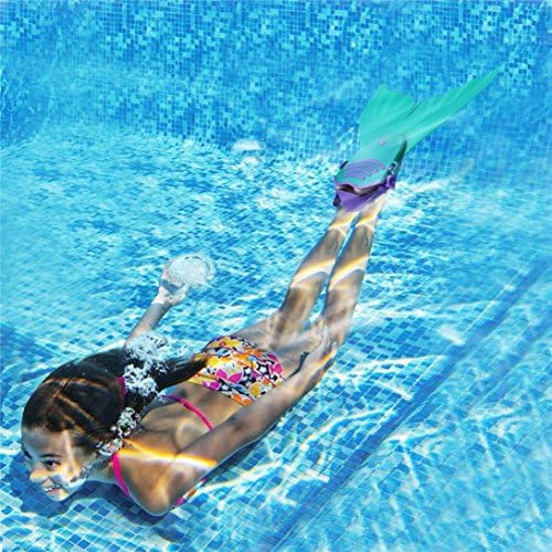 ƒae Ci Oe A Botrong Kids Diving Swimming Fins Flippers Tail Flipper Swimwear Size Approx 40cm U40cm U18cm 15 75 U15 75 U7 09 Inch Green Buy Online At Best Price In Uae Amazon Ae