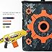 ZWEEL Target Pouch Storage Bag for Tactical Nerf Gun Games and 2 pcs Hooks Target Toys for Nerf N-Strike Elite/Mega / Rival Series