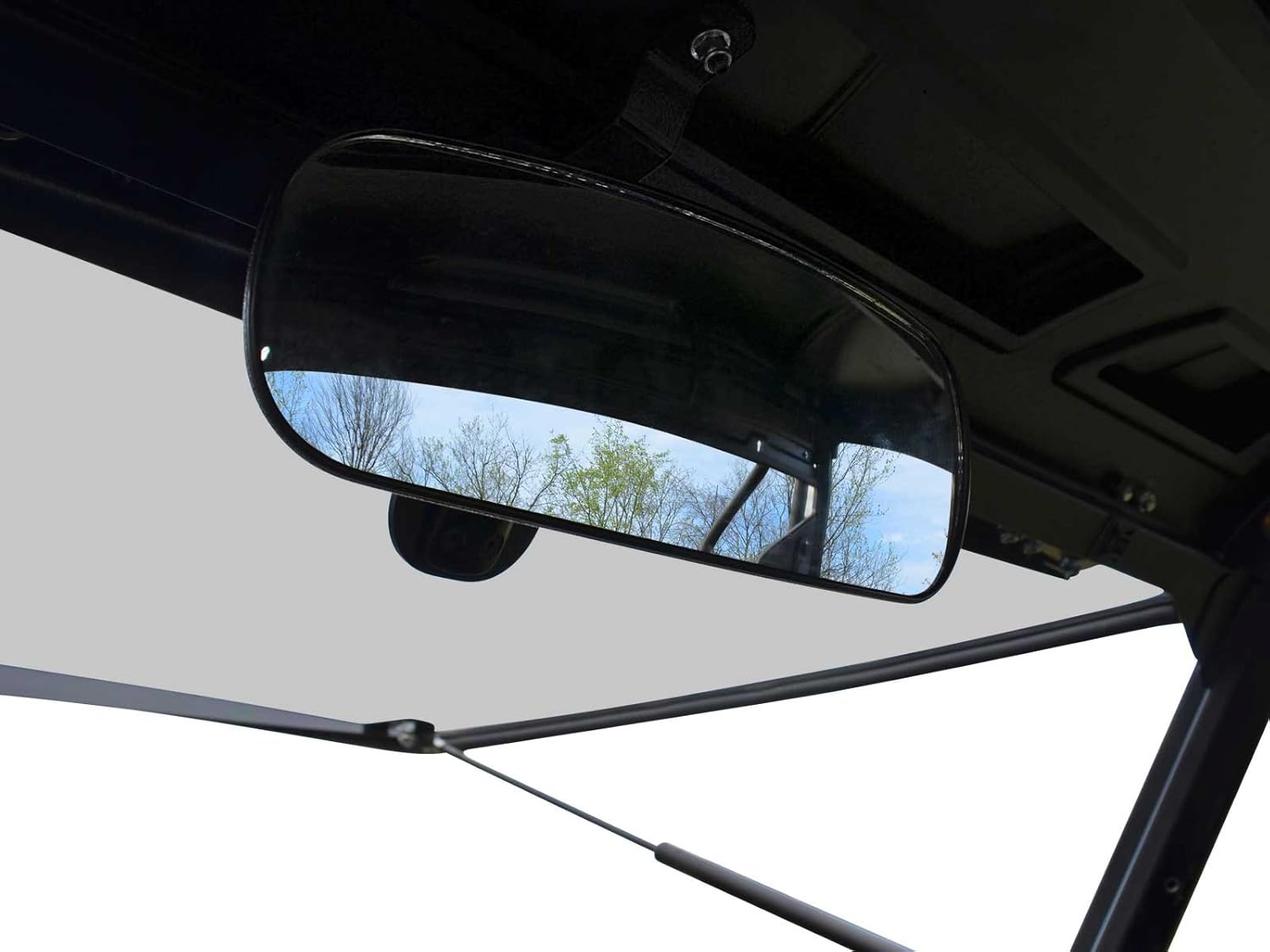 SHEJISI Specchietto Retrovisore Per Polaris Ranger 500/570/900/1000 (2017-2023) - Vetro Convesso Antiproiettile, Montaggio Su Staffa Originale