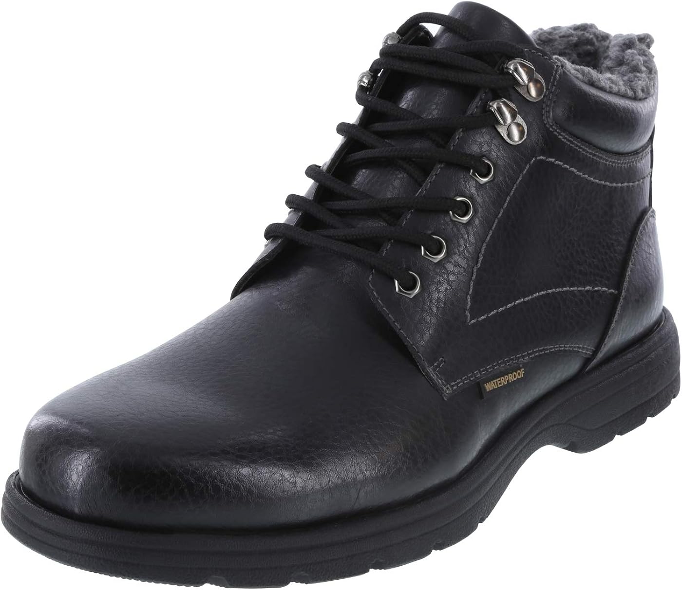 Hunter's Bay Black Men's Hayden Fleece PlainToe Boot 13