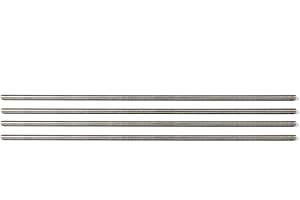 Qlvily 4 Packs 1/4"-20 Thread Fully Threaded Rods, 304 Stainless Steel, 12" Length, Right Hand Threads, Low Magnetic