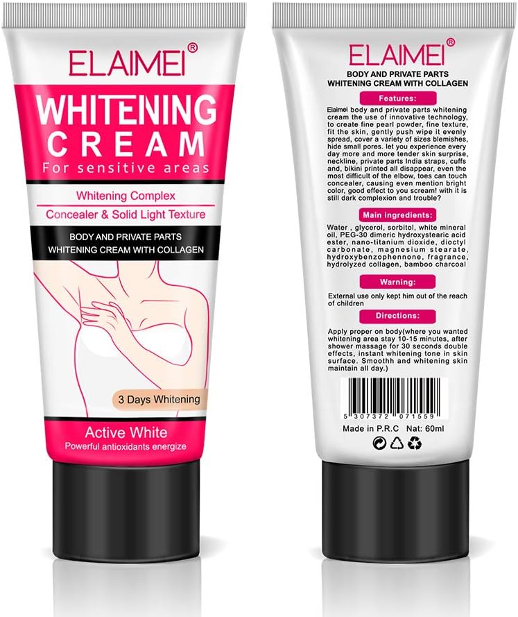 （2 Pcs）Whitening Cream for Underarm Lightening, Brightening Deodorant Cream Armpit Whitening Body Creams Underarm Repair Between Legs Knees Private Part