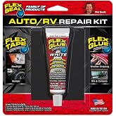 Flex Seal Auto/RV Repair Kit, Super Strong, Waterproof, Rubberized, UV Resistant, Car, Truck, Motorcycle, Seal and Patch, Bond and Repair, Quick Fix for Rips and Tears