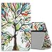MoKo Case for All-New Amazon Fire 7 Tablet (7th Generation, 2017 Release Only) - Slim Folding Stand Cover Case for Fire 7, Lucky TREE (with Auto Wake / Sleep)