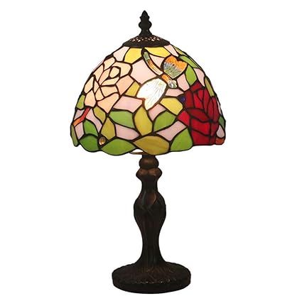 Tochange Elegant Vintage Dragonfly Tiffany Style Stained Glass